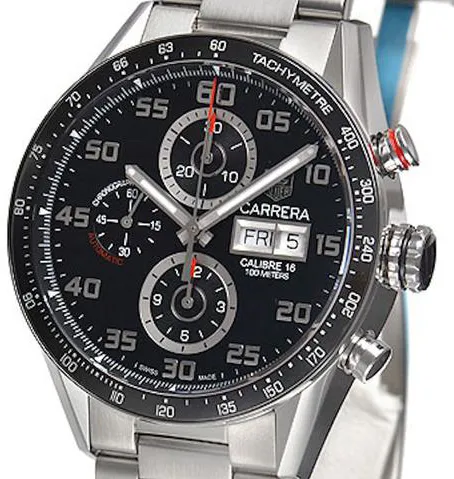 TAG Heuer Carrera CV2A1R.BA0799 40mm Stainless steel Black