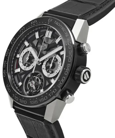 TAG Heuer Carrera CAR5A8Y.FC6377 45mm Titanium Black 1