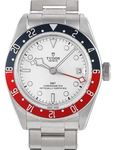 Tudor Black Bay GMT 79830RB 41mm Stainless steel White