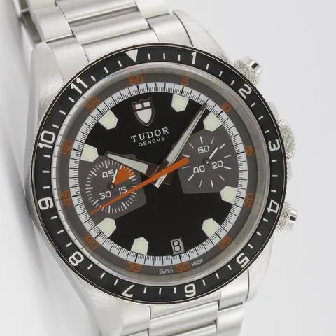 Tudor Heritage Chrono M70330N-0002 42mm Stainless steel Black