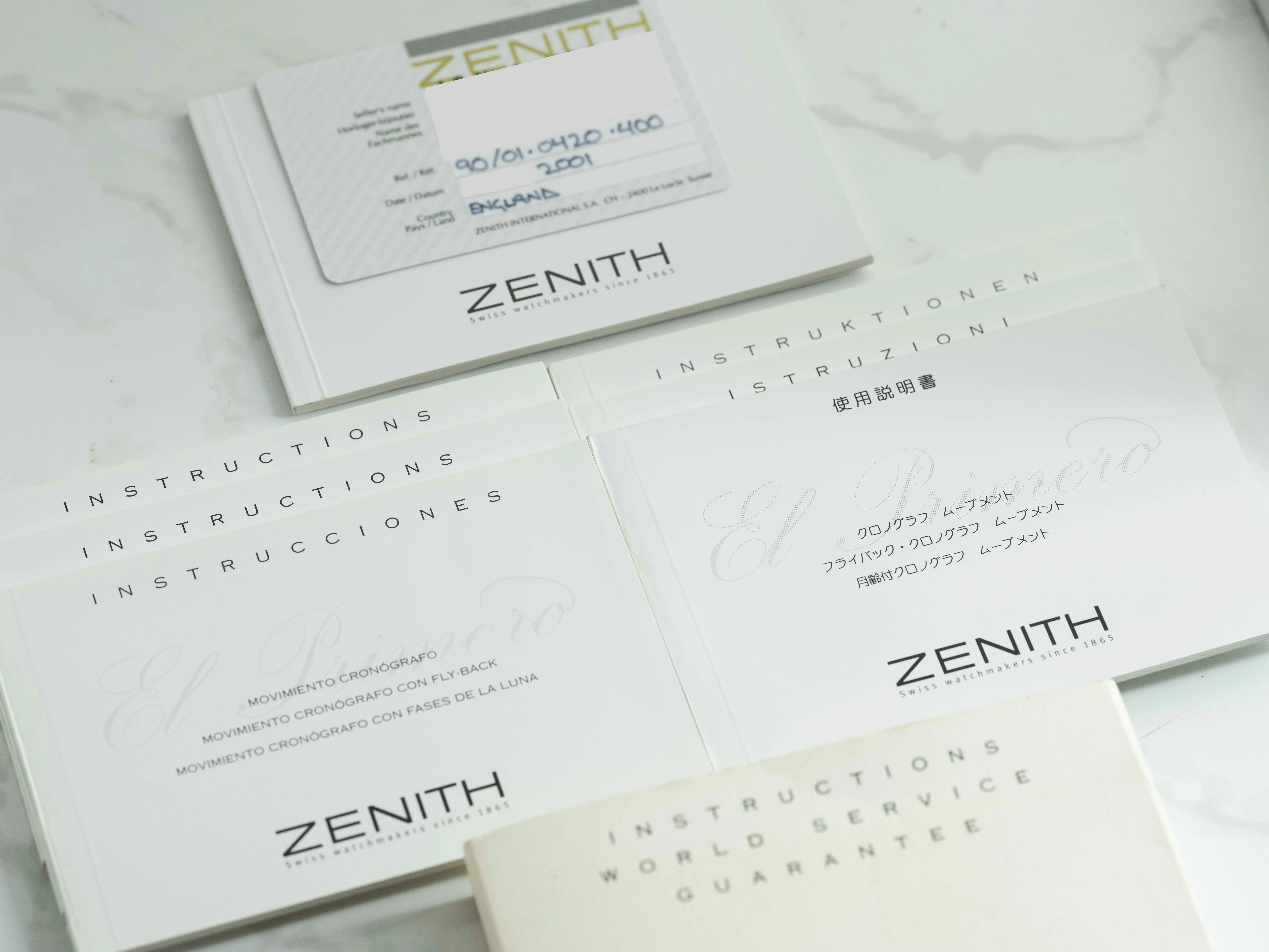 Zenith El Primero Class 4 90/01 0420 400 35mm Stainless steel Silver 14
