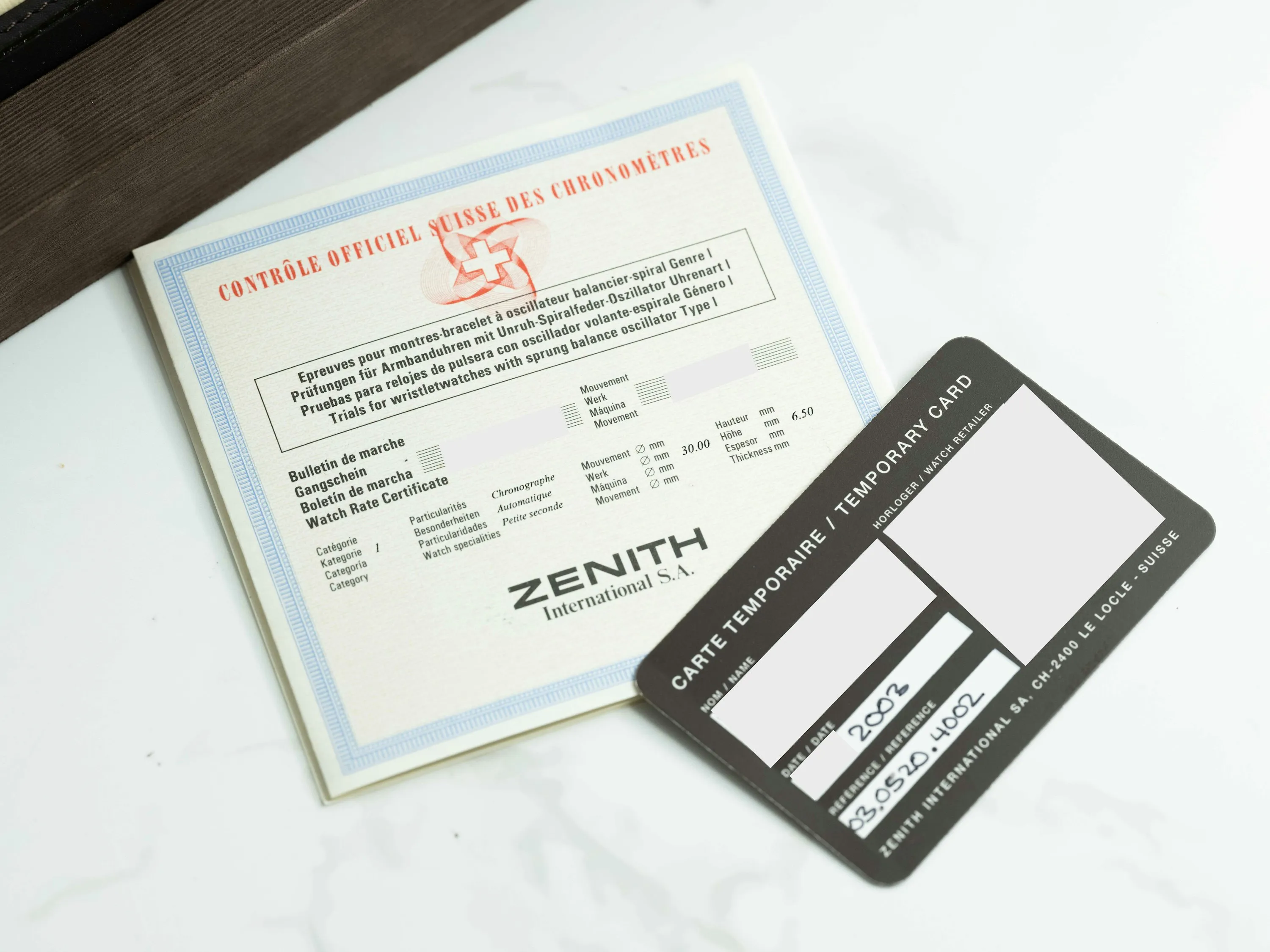 Zenith Grande Class El Primero 03.0520.4002 44mm Stainless steel Black 19