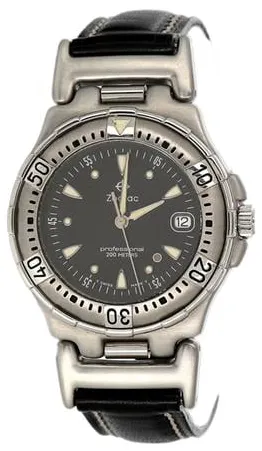 Zodiac 343.28.08 35mm Stainless steel Black