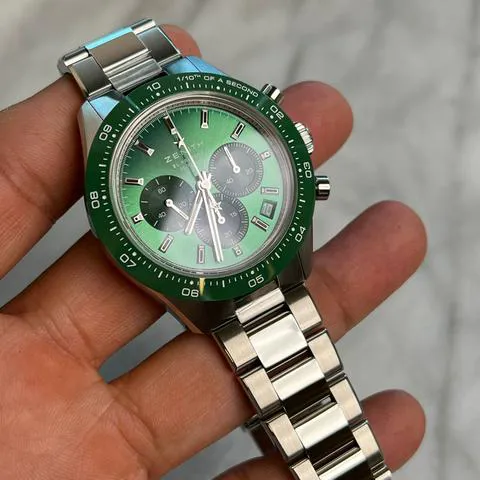 Zenith Chronomaster Sport 03.3107.3600/56.M3100 41mm Stainless steel Green