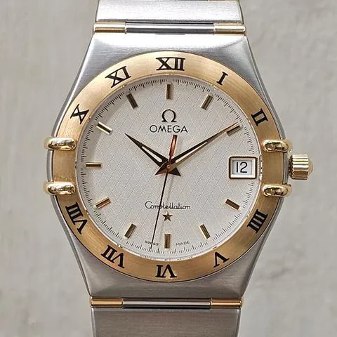 Omega Constellation Quartz 1312.30 33.5mm Yellow gold and stainless steel White