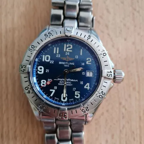 Breitling Superocean A17340 41mm Stainless steel Blue