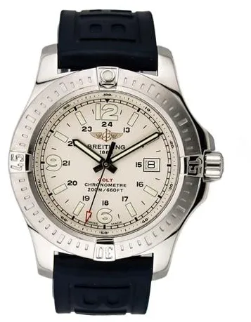 Breitling Colt A74388 44mm Stainless steel White