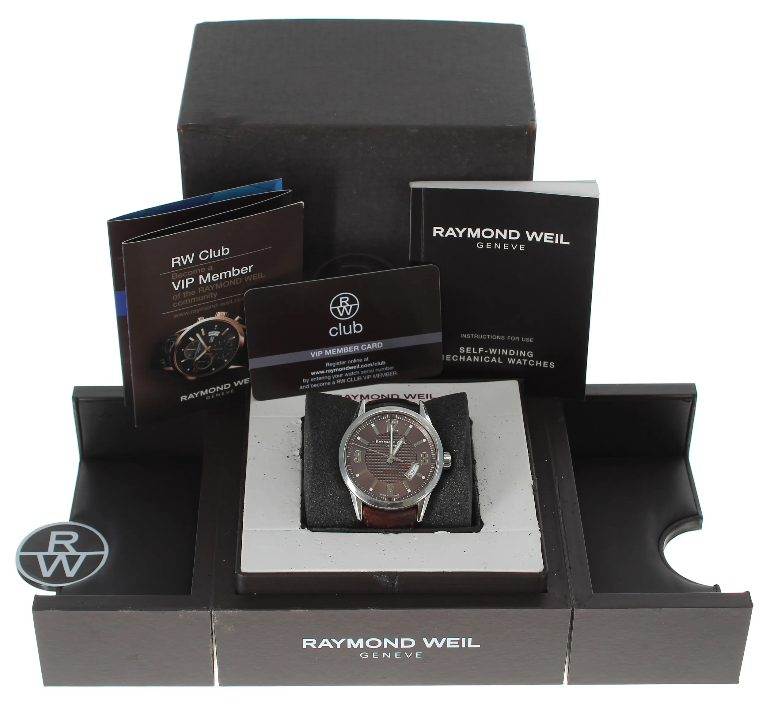 Raymond Weil Freelancer 2730 42mm Stainless steel Brown 2