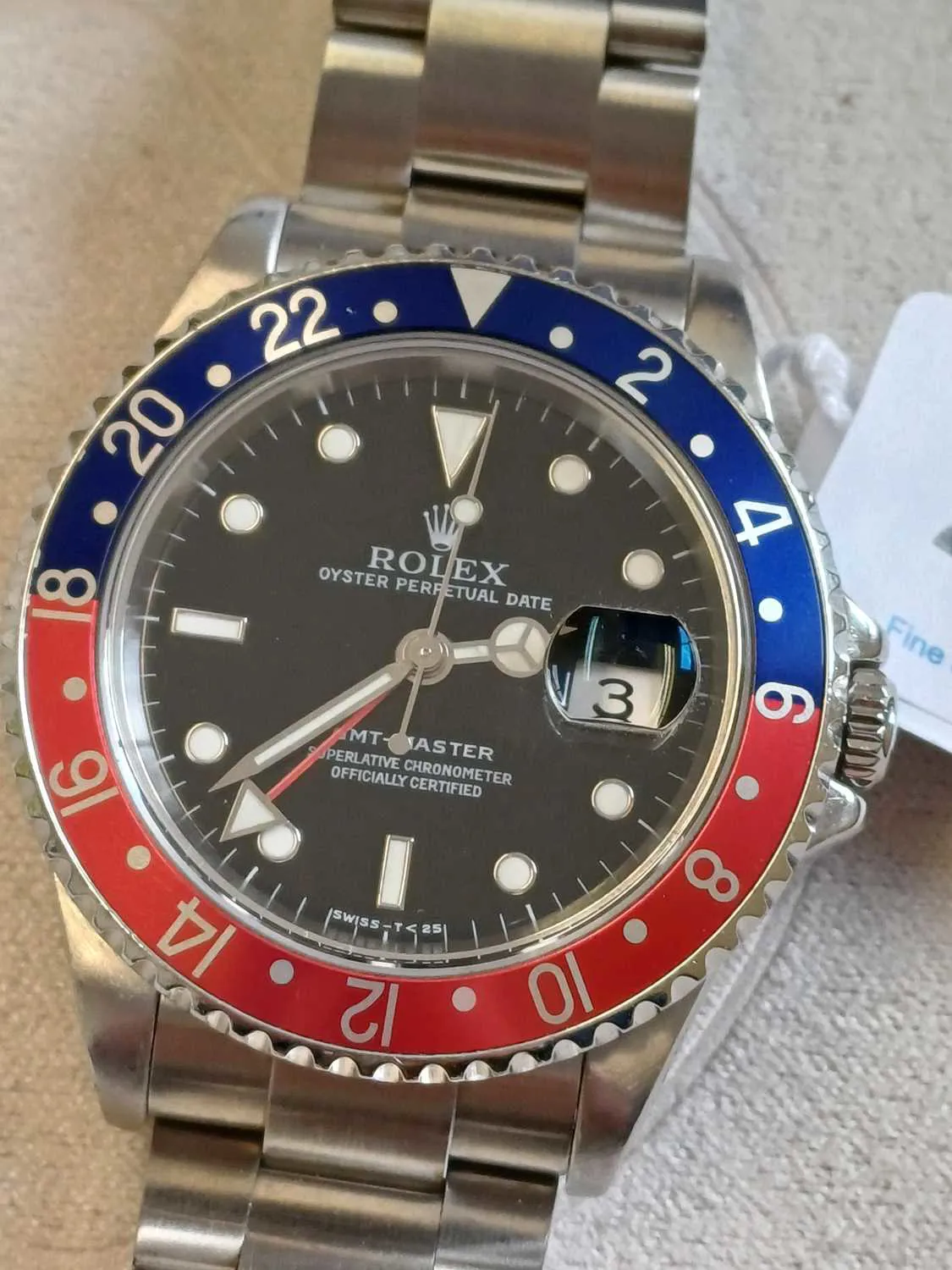 Rolex GMT-Master 16700 40mm Stainless steel Black 3