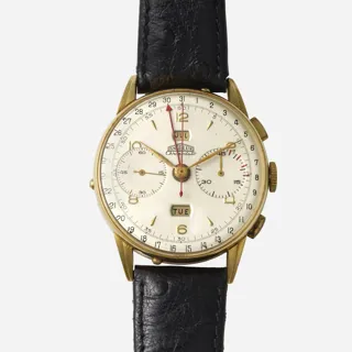 Angelus Chronodato Yellow gold Silver