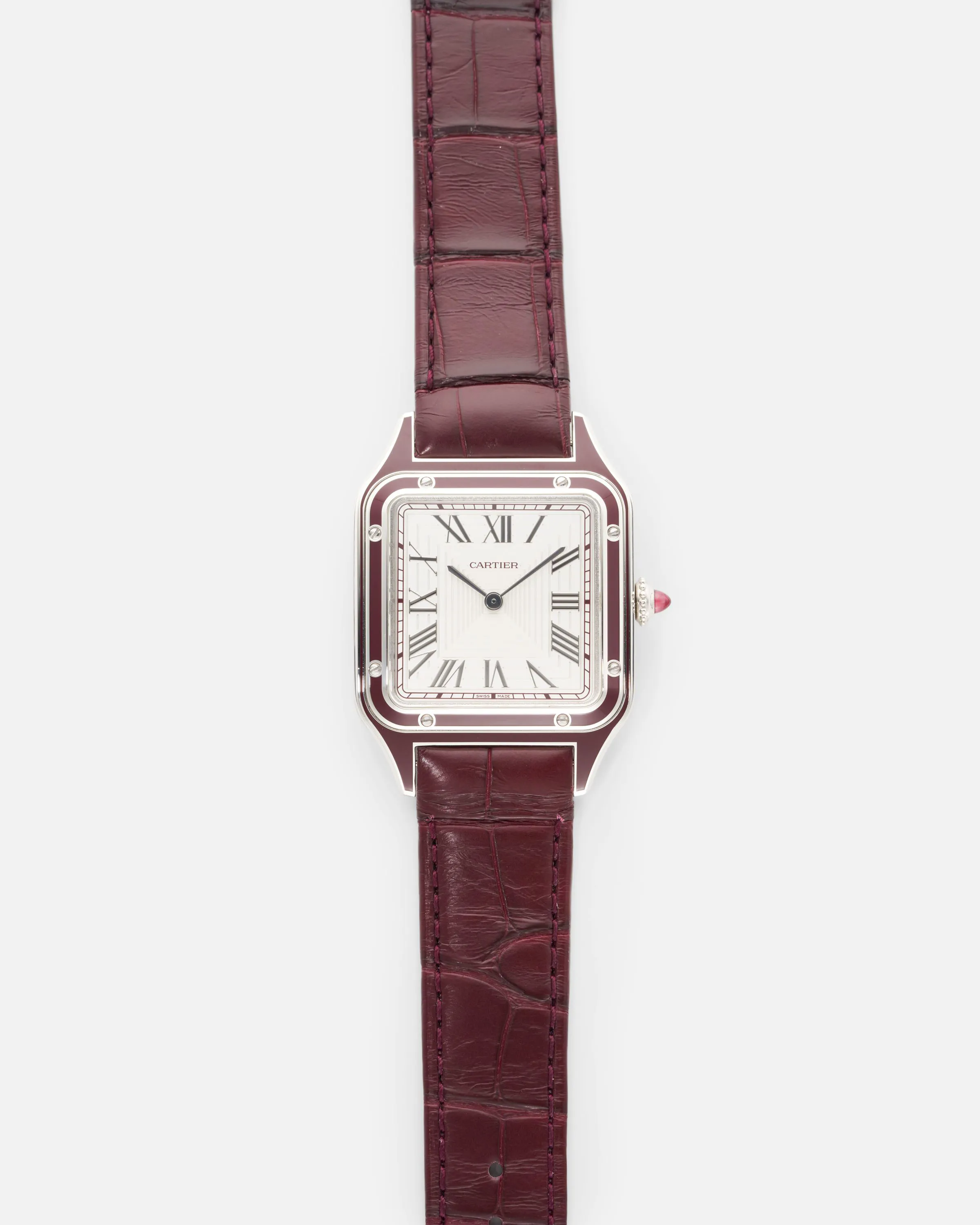 Cartier Santos Dumont WGSA0053 31mm Platinum Silver 2