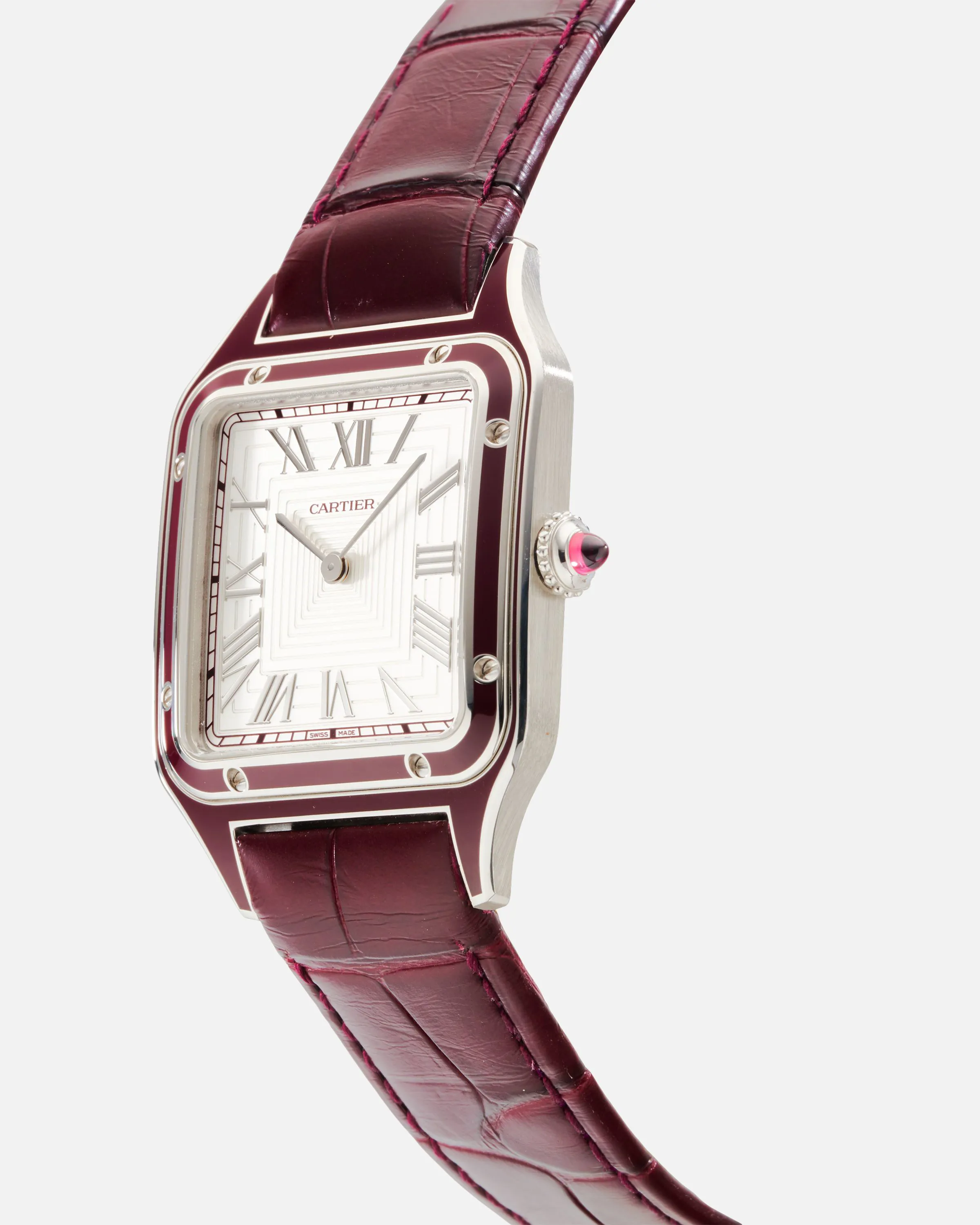 Cartier Santos Dumont WGSA0053 31mm Platinum Silver 3