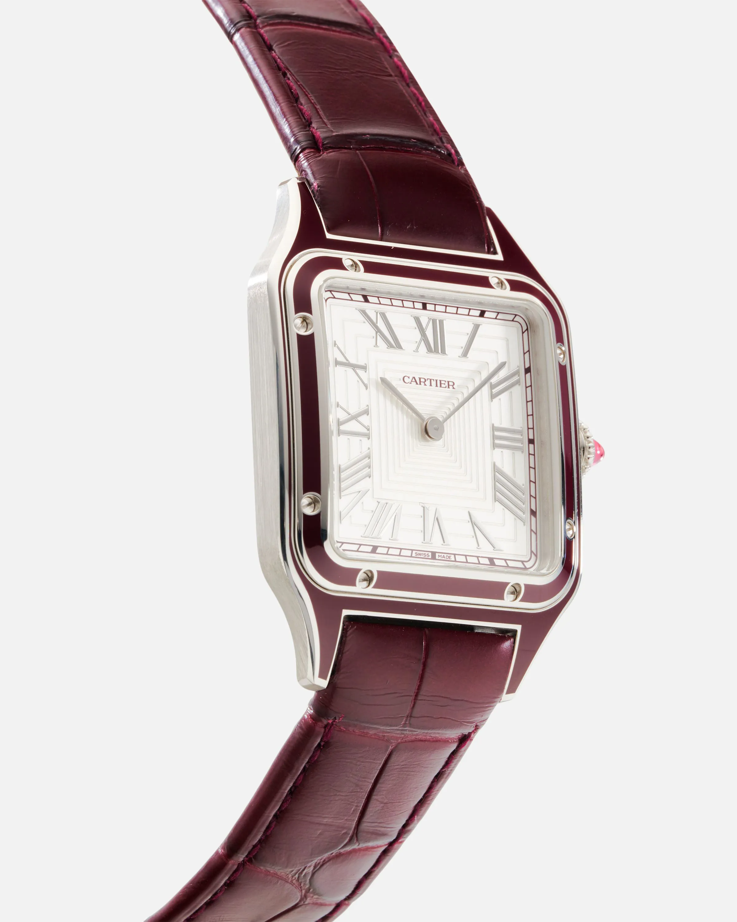 Cartier Santos Dumont WGSA0053 31mm Platinum Silver 4