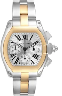 Cartier Roadster W62027Z1 Yellow gold and Stainless steel Silver