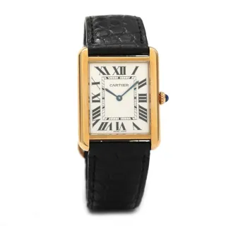 Cartier Tank Solo 2742 Yellow gold and Stainless steel