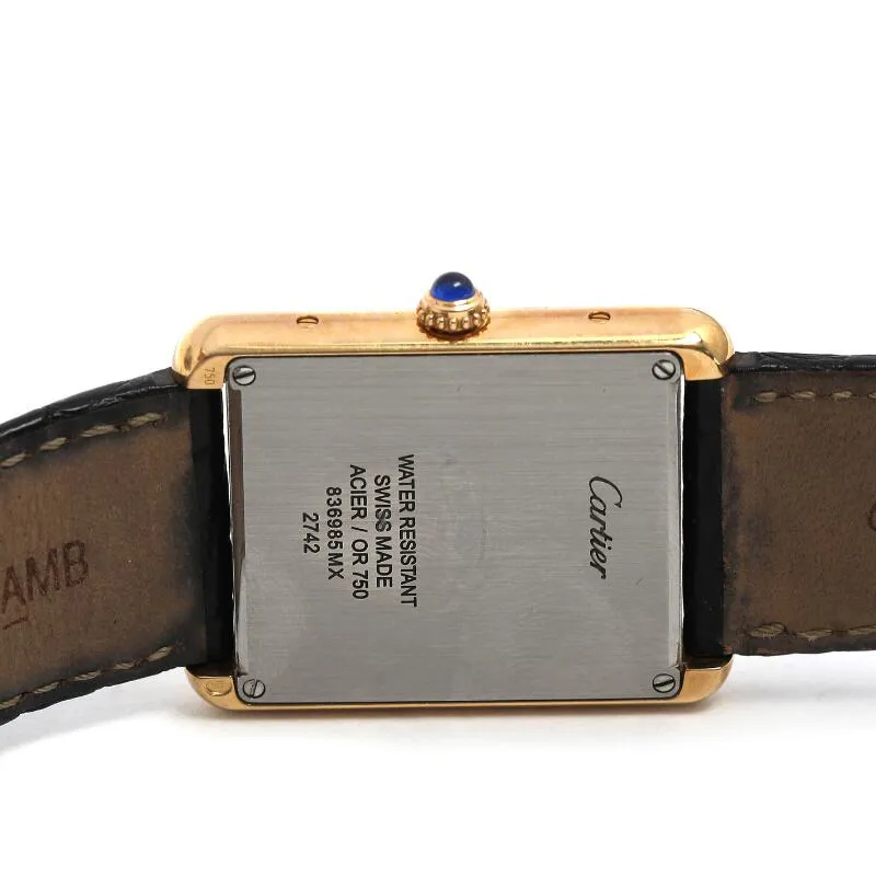 Cartier Tank Solo 2742 27mm Yellow gold and stainless steel 1
