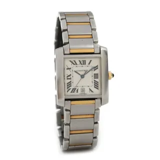 Cartier Tank Française 2302 | Yellow gold and Stainless steel