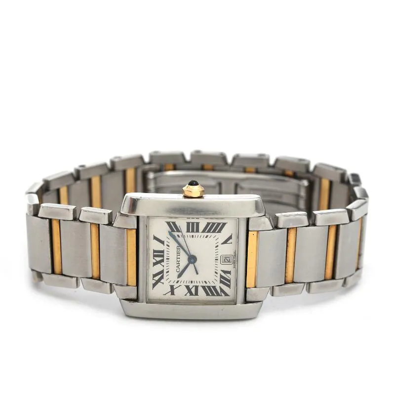 Cartier Tank Française 2302 28mm Yellow gold and stainless steel 3