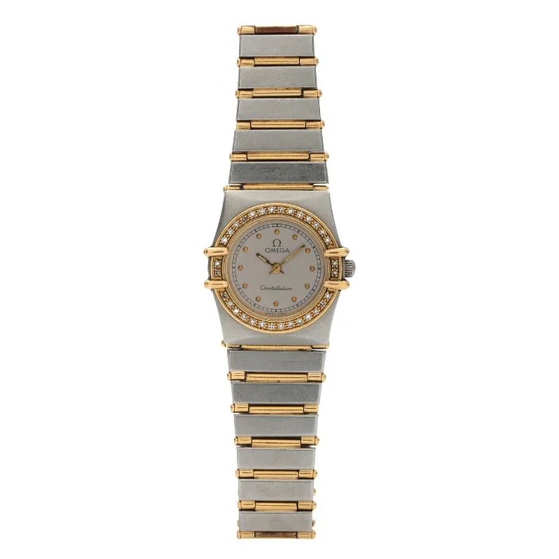 Omega Constellation 113052 23mm Yellow gold, stainless steel and diamond-set