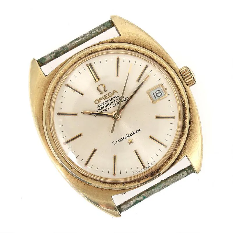 Omega Constellation 168.017 35mm Gold plated stainless steel