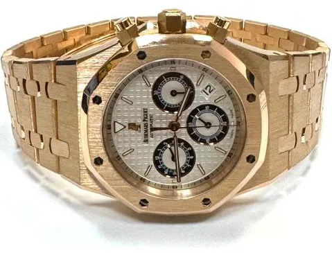 Audemars Piguet Royal Oak 25960OR.OO.1185OR.02 39mm Rose gold Silver