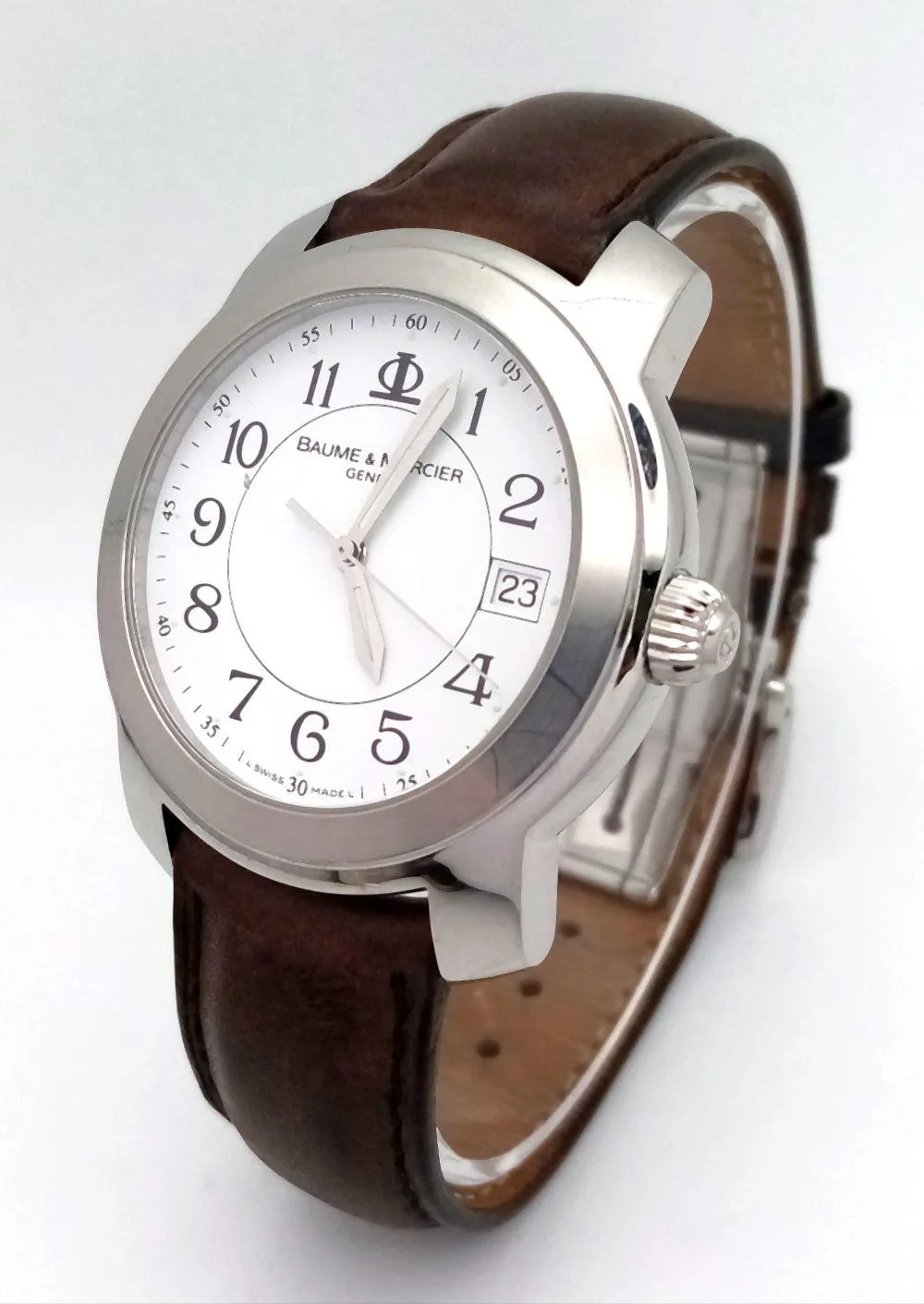 Baume & Mercier 38mm Stainless steel White 7