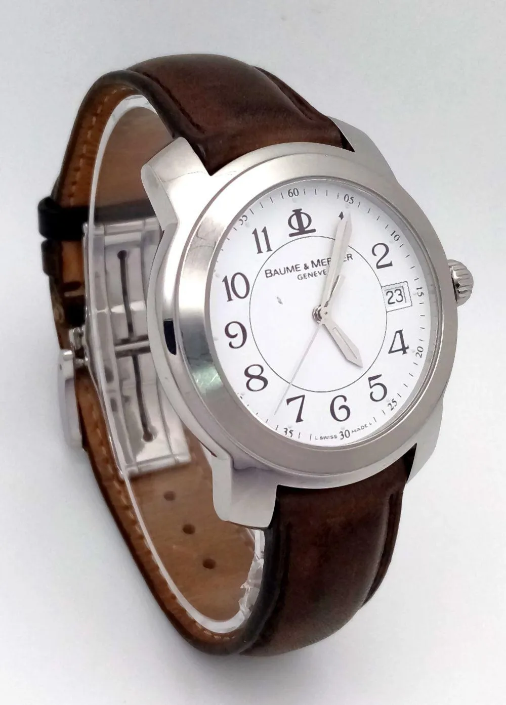 Baume & Mercier 38mm Stainless steel White 8