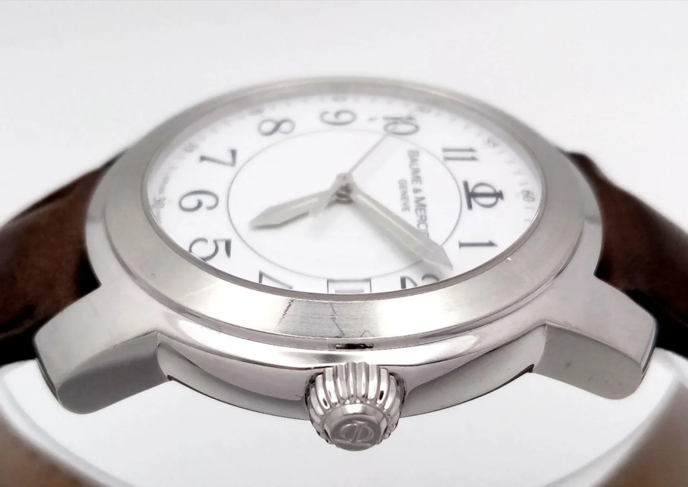 Baume & Mercier 38mm Stainless steel White 1