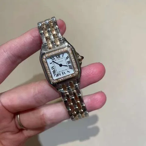 Cartier Panthère W3PN0006 22mm Yellow gold and Stainless steel Silver