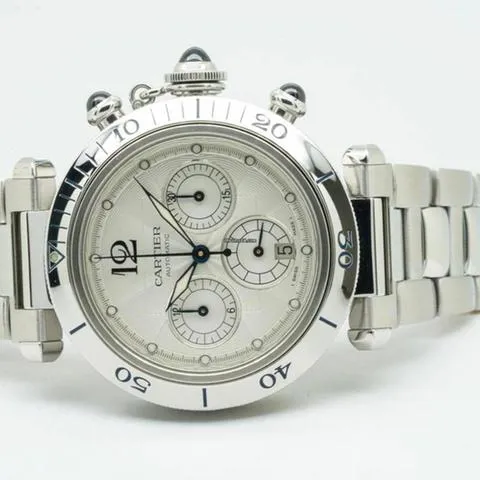 Cartier Pasha 2113 38mm Stainless steel Silver