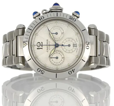 Cartier Pasha 2113 38mm Stainless steel Silver 2