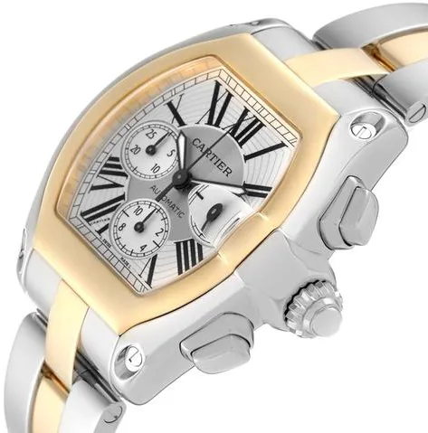 Cartier Roadster W62027Z1 48mm Yellow gold and Stainless steel Silver 1