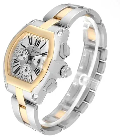 Cartier Roadster W62027Z1 48mm Yellow gold and Stainless steel Silver 2