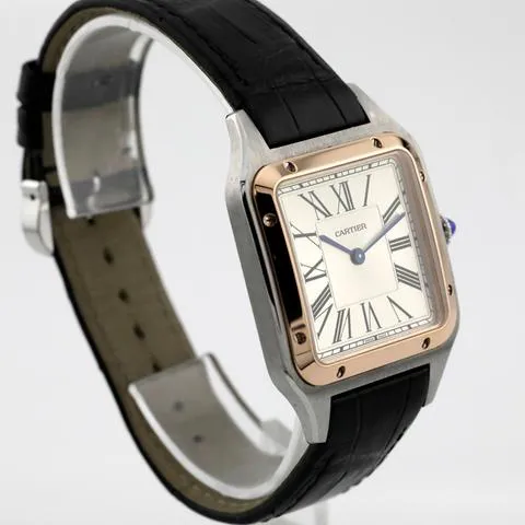 Cartier Santos Dumont W2SA0011 43.5mm Yellow gold and Stainless steel Silver 2