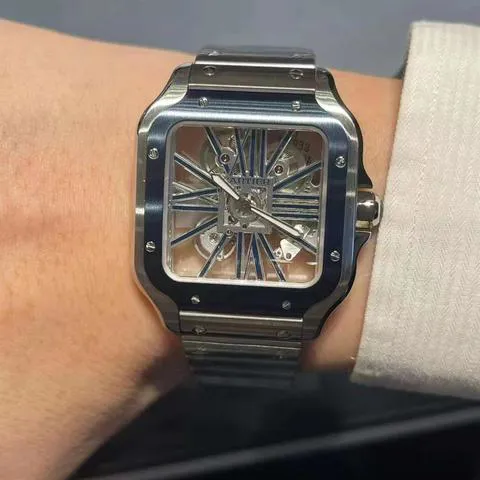 Cartier Santos de Cartier WHSA0026 Stainless steel Transparent