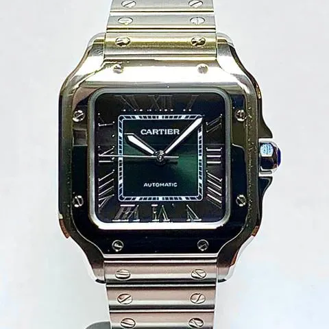 Cartier Santos WSSA0061 35mm Stainless steel Green