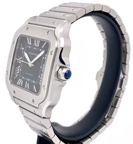 Cartier Santos WSSA0061 35mm Stainless steel Green 2