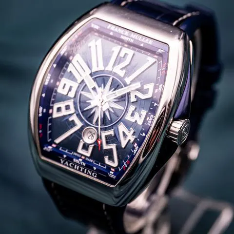 Franck Muller Vanguard V 45 SC DT 44mm Stainless steel Blue 2