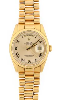 Rolex Day-Date 36 118238 Yellow gold Silver