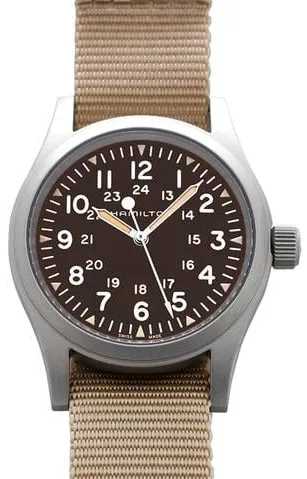 Hamilton Khaki Field H69439901 38mm Stainless steel Brown