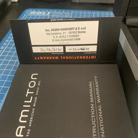 Hamilton Ventura H24411732 33mm Steel Black 10