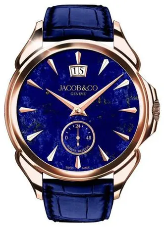 Jacob & Co. 42mm Rose gold Blue