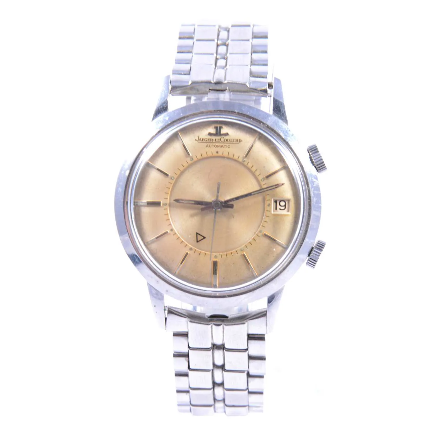 Jaeger-LeCoultre Memovox 36mm Stainless steel Champagne