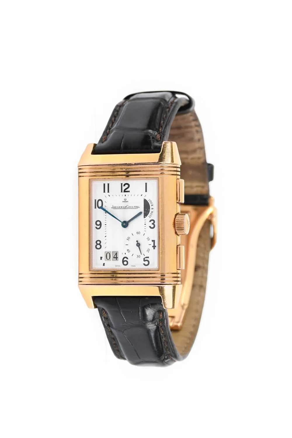 Jaeger-LeCoultre Reverso 240.2.18 29mm Rose gold Silver and black