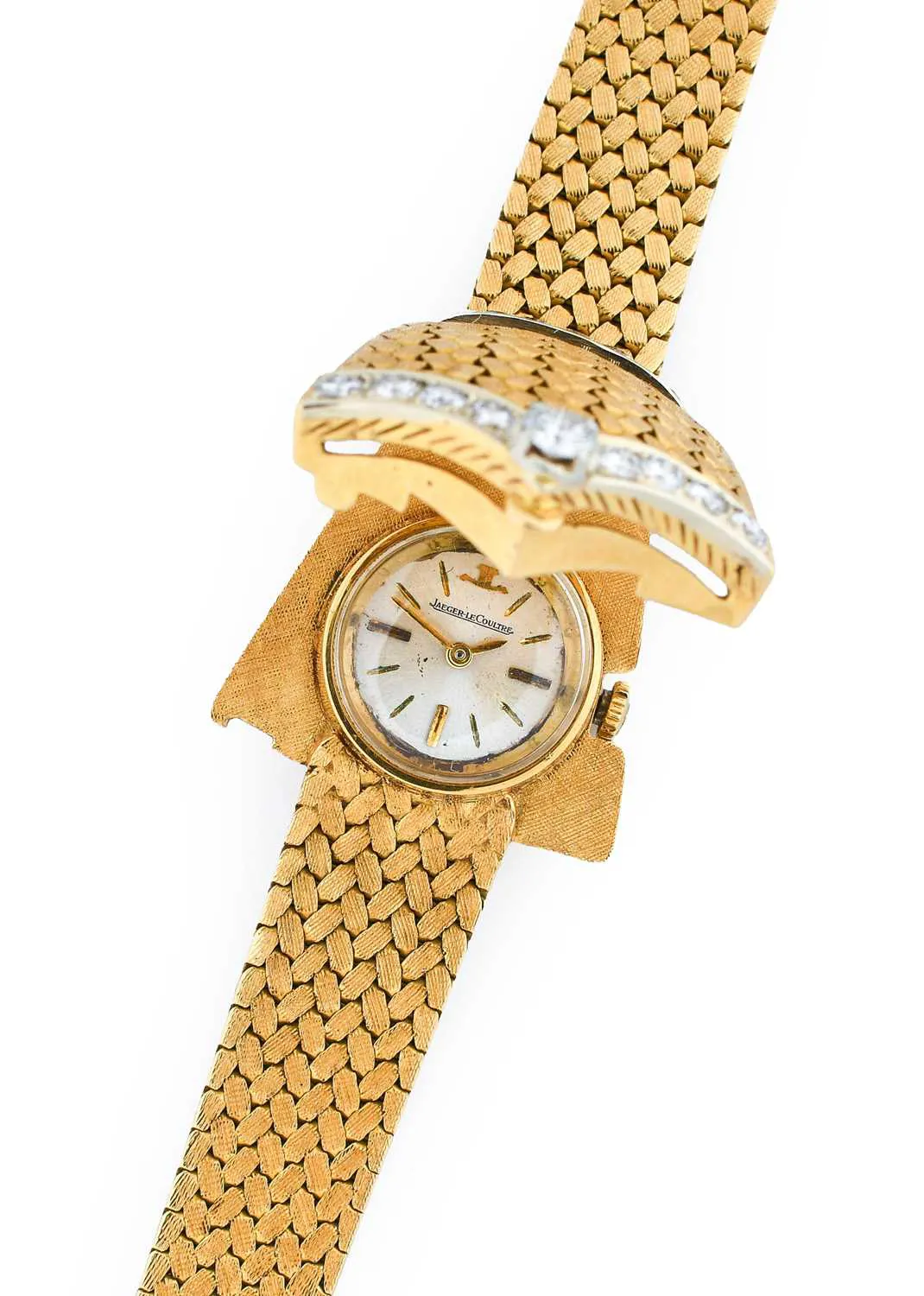Jaeger-LeCoultre 26mm Yellow gold and diamond-set Silver