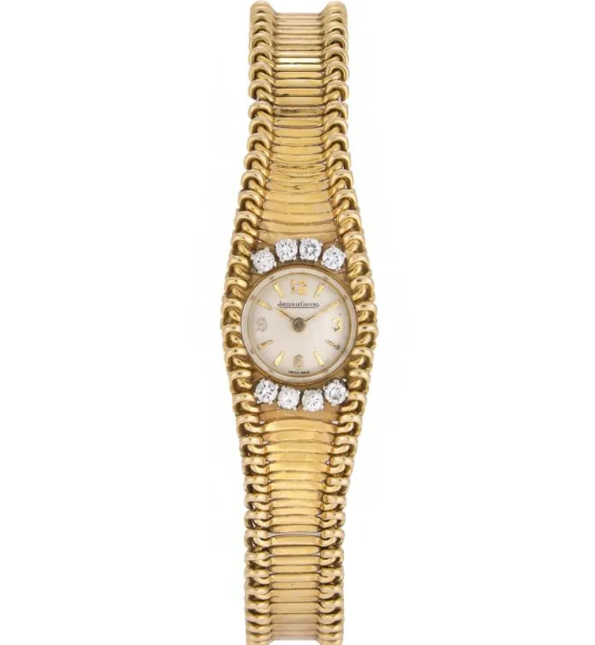 Jaeger-LeCoultre 15mm Yellow gold and diamond-set Champagne