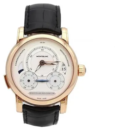 Montblanc Nicolas Rieussec 111592 43mm Rose gold White