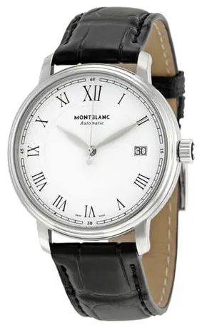 Montblanc Tradition 112611 36mm Stainless steel White