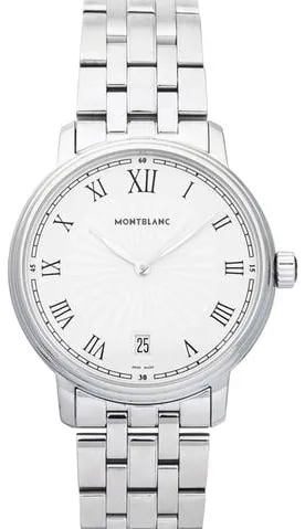 Montblanc Tradition 112636 36mm Stainless steel White