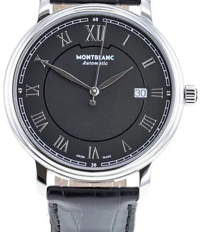 Montblanc Tradition 116482 40mm Stainless steel Black